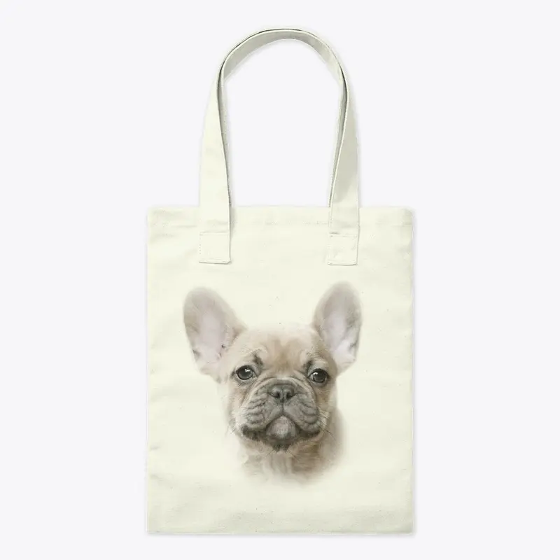 French Bulldog Cute Face Tote Bag