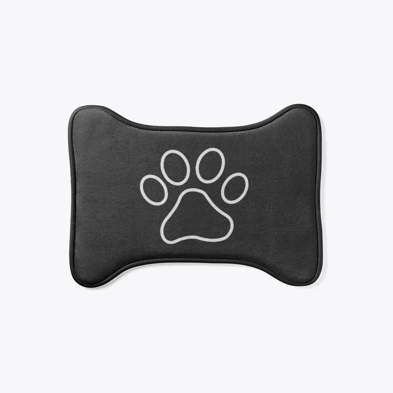 Paw Printed Trendy Dog Mat