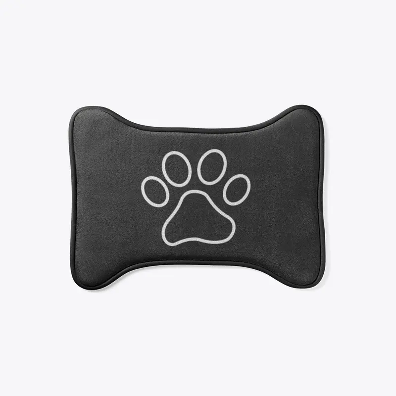 Paw Printed Trendy Dog Mat